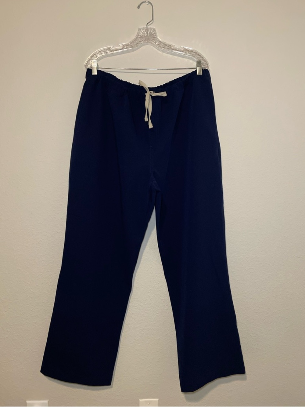 Figs Mens Pisco‎ Basic Scrub Pants Navy Stretch Drawstring Waist Size XXL/S